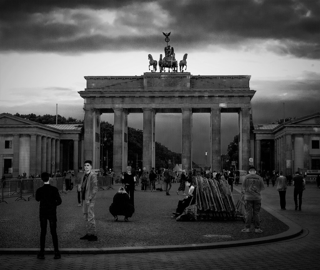 Brandenburg Gate in Berlin, a happy accident in photography