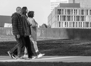 Family Walking in Berlin, copyright; Sean P. Durham, Berlin, 2022