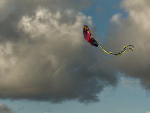 Kite flying in Berlin regierungsviertel - Copyright; Sean P. Durham, Berlin Street Photography 2023