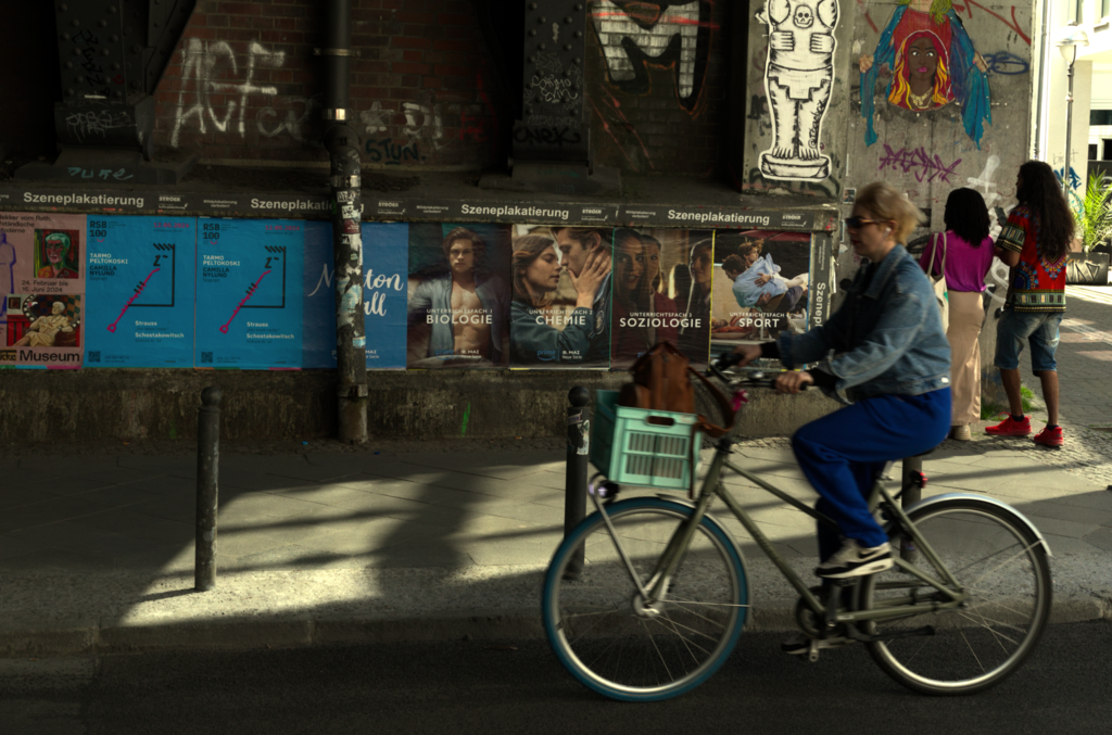 Cyclist under the Bridge. Street Photography
Berlin Street Photography by Sean P. Durham, 2024